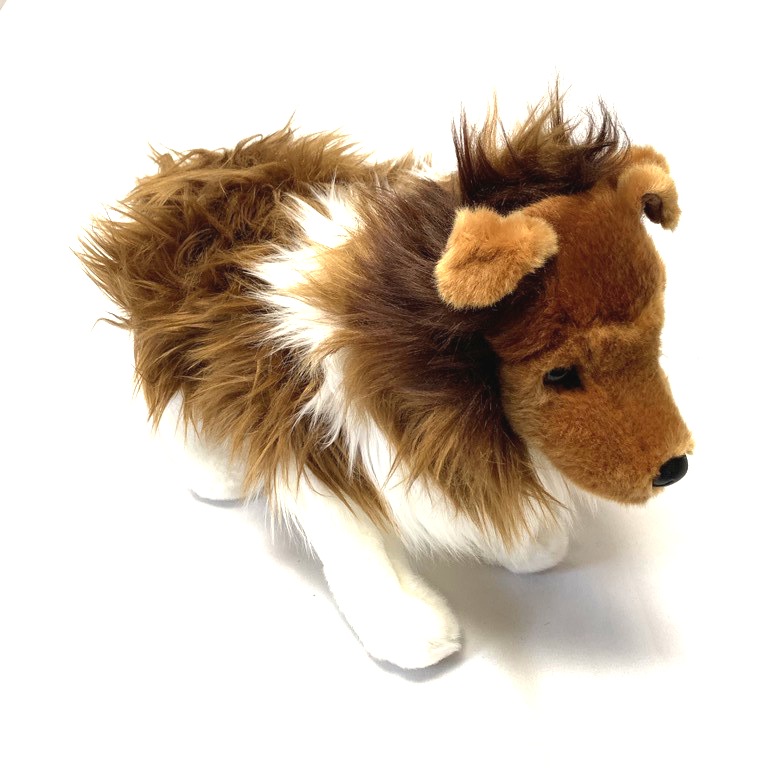 stuffed sheltie dog toy