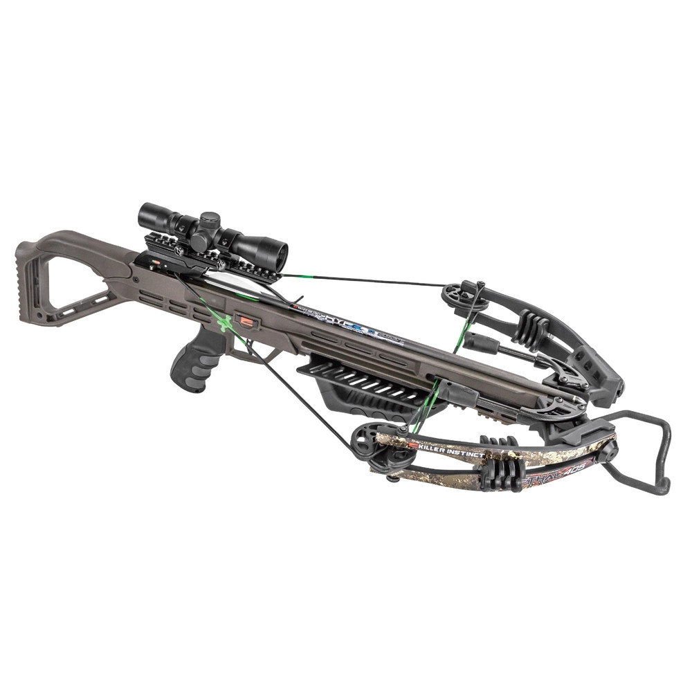 Killer Instinct Lethal 405 Crossbow Bow Pro Package with 3 Arrow Crossbolts-img-0