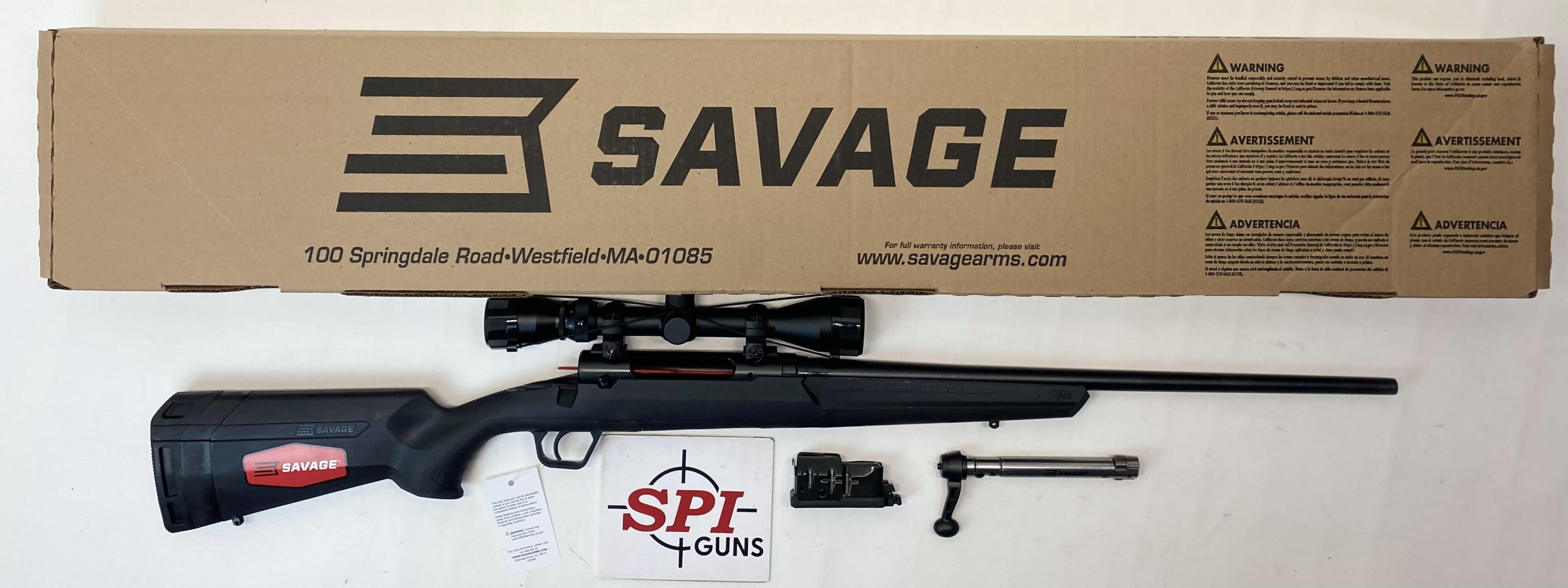Savage axis xp 6 5 creedmoor nib 57259 bolt action rifles at