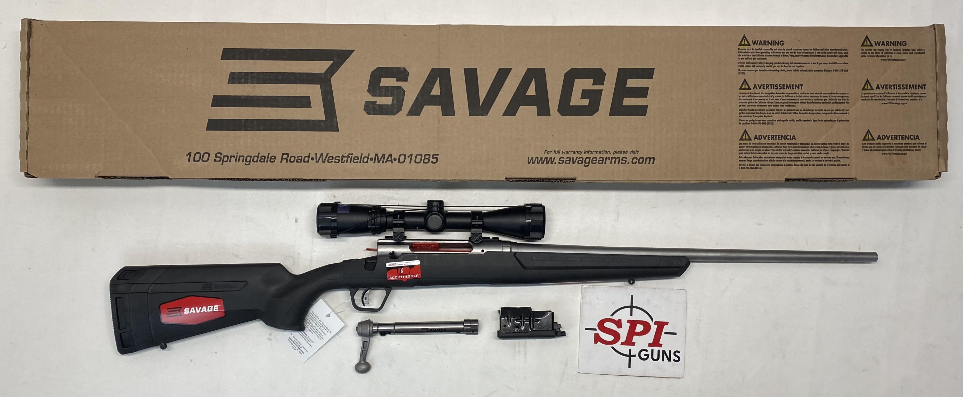 Savage Axis II XP Stainless .22-250 Rem NIB 57102-img-0