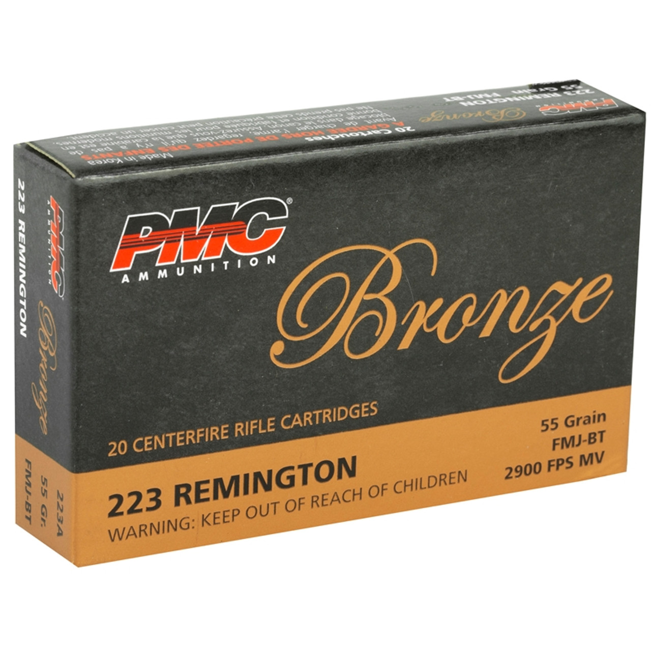 CASE 1000 Rounds PMC Bronze 223 55gr FMJ Brass 223A-img-0