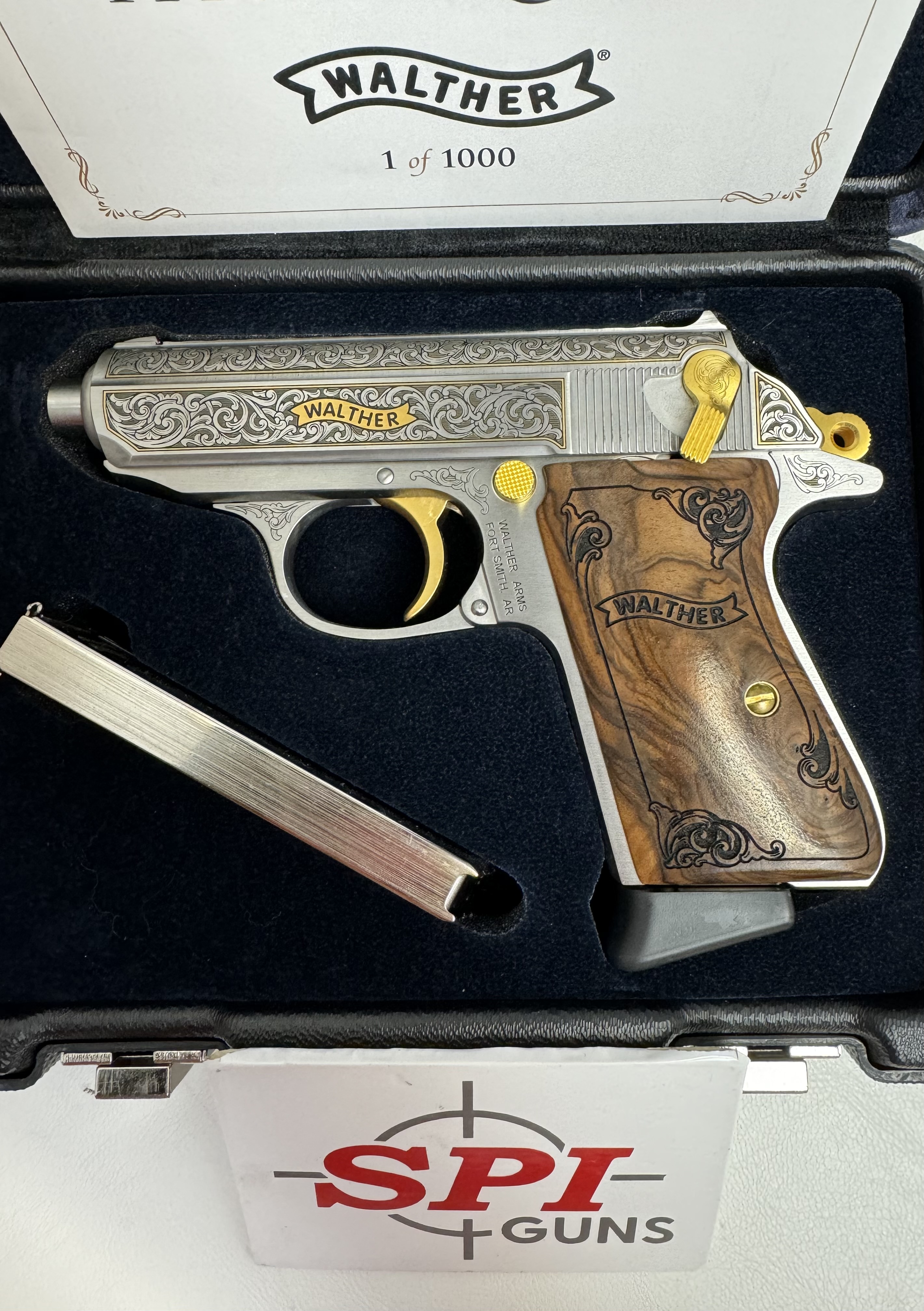 WALTHER EXLUSIVE PPK/S EXQUISITE .380 ACP 1 OF 1,000 NIB 4796017-img-2
