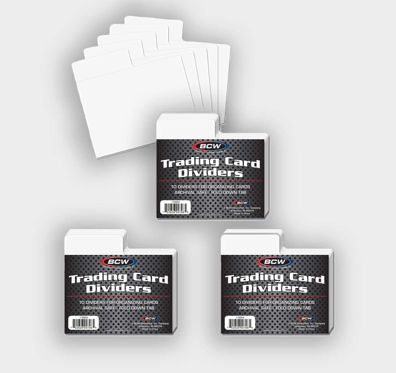 BCW Trading Card Dividers Horizontal (3 Pack) eBay
