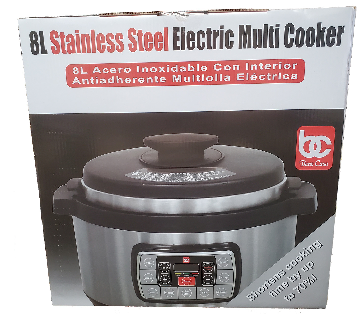 Bene Casa Electric Pressure Cooker, Stainless Steel, 5 LT | Small Appliance | CVS