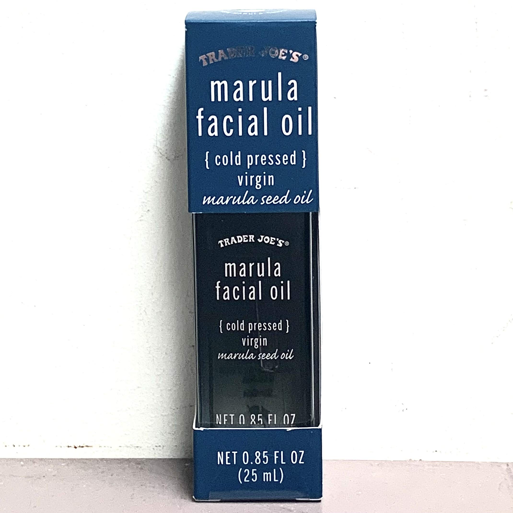Trader Joe's Marula Facial Oil, Cold-Pressed Hydrating Face Serum