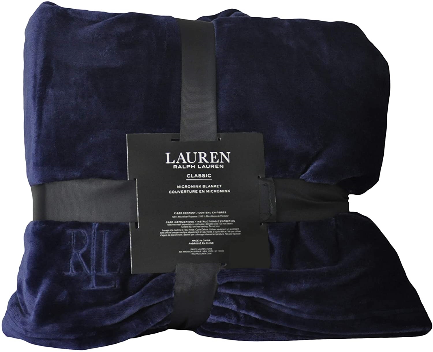 Lauren Ralph Lauren Classic Micromink Plush King 108" X 90" Blanket