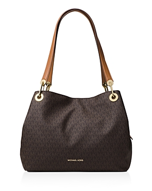 michael michael kors signature raven large tote