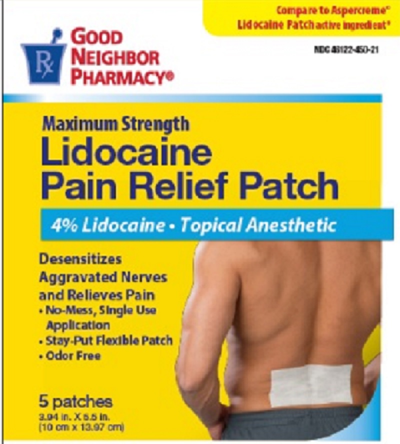 Good Neighbor Pharmacy Lidocaine Pain Relief Patch 4 (5 Patches) eBay