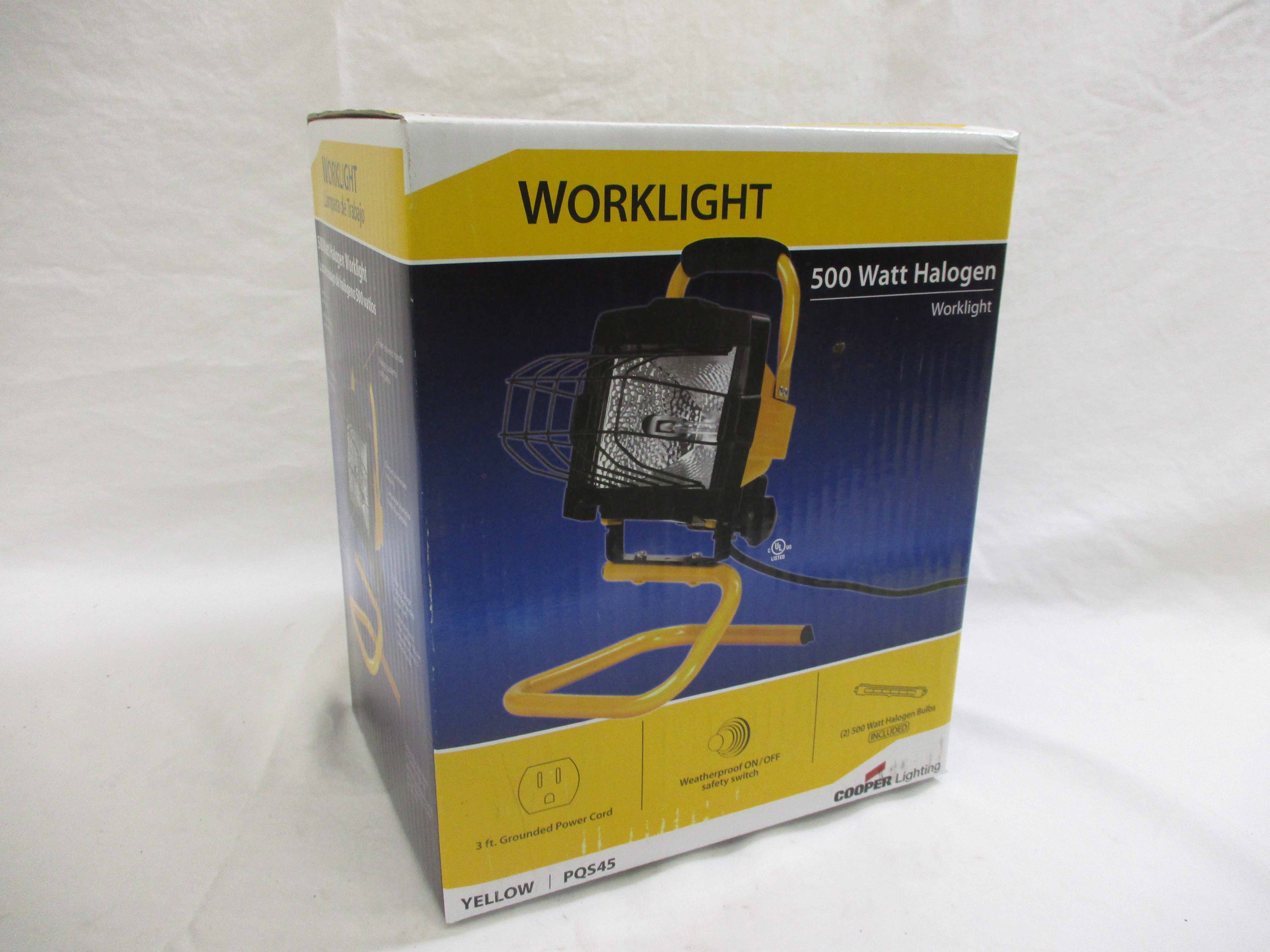 NEW* COOPER LIGHTING PQS45 WORKLIGHT 500W HALOGEN | eBay